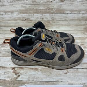 KEEN F2413-11 Tan Athletic Lace Up Safety Steel Toe Work Shoes Men's Size 12D